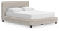 Birmonton  Upholstered Bed, Dresser, Mirror And Nightstand