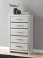 Birmonton  Upholstered Panel Bed, Dresser, Mirror, Chest And Nightstand