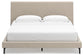 Cielden  Upholstered Bed With Roll Slats, Dresser, Mirror And Nightstand