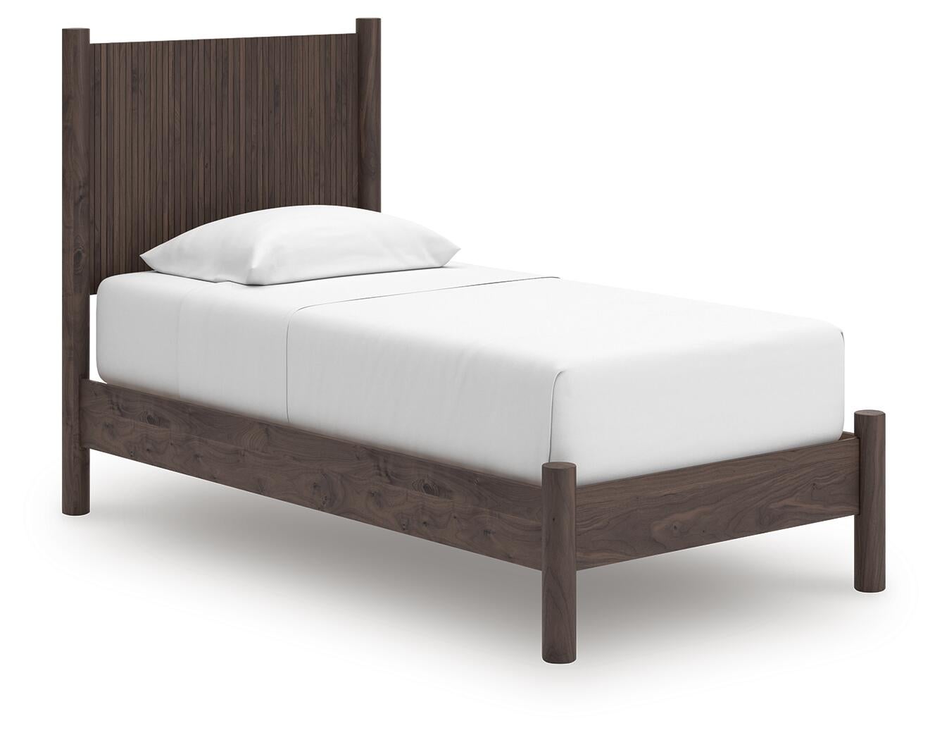 Cadmori  Panel Platform Bed, Dresser And Mirror