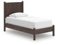 Cadmori  Panel Platform Bed, Dresser And Mirror