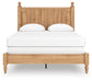 Aleaport  Panel Bed With Mirrored Dresser