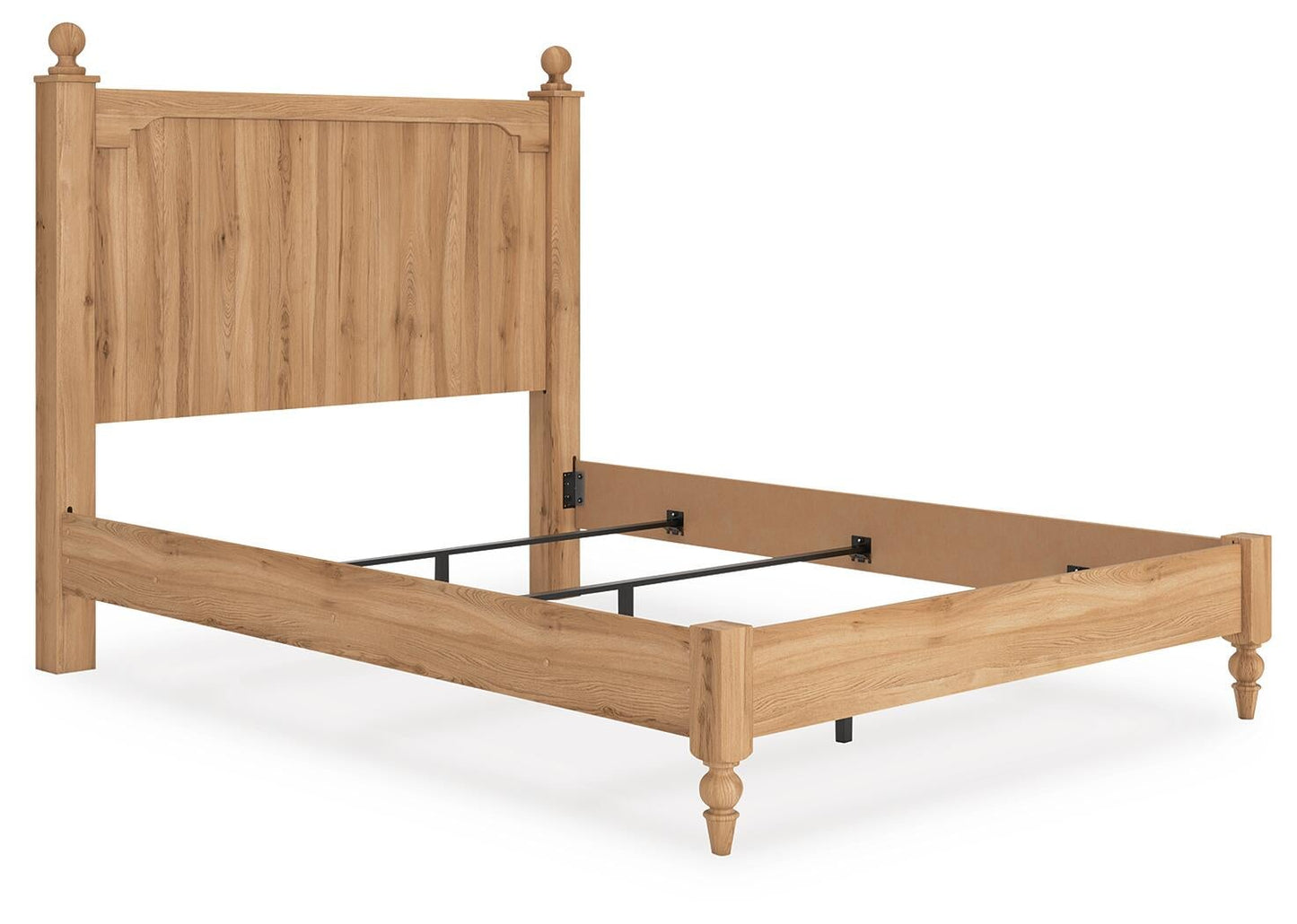Aleaport  Panel Bed With Mirrored Dresser