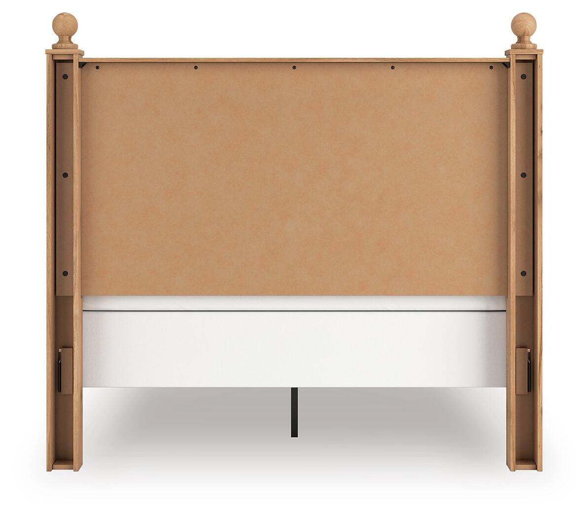 Aleaport  Panel Bed With Mirrored Dresser