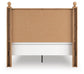 Aleaport  Panel Bed With Mirrored Dresser