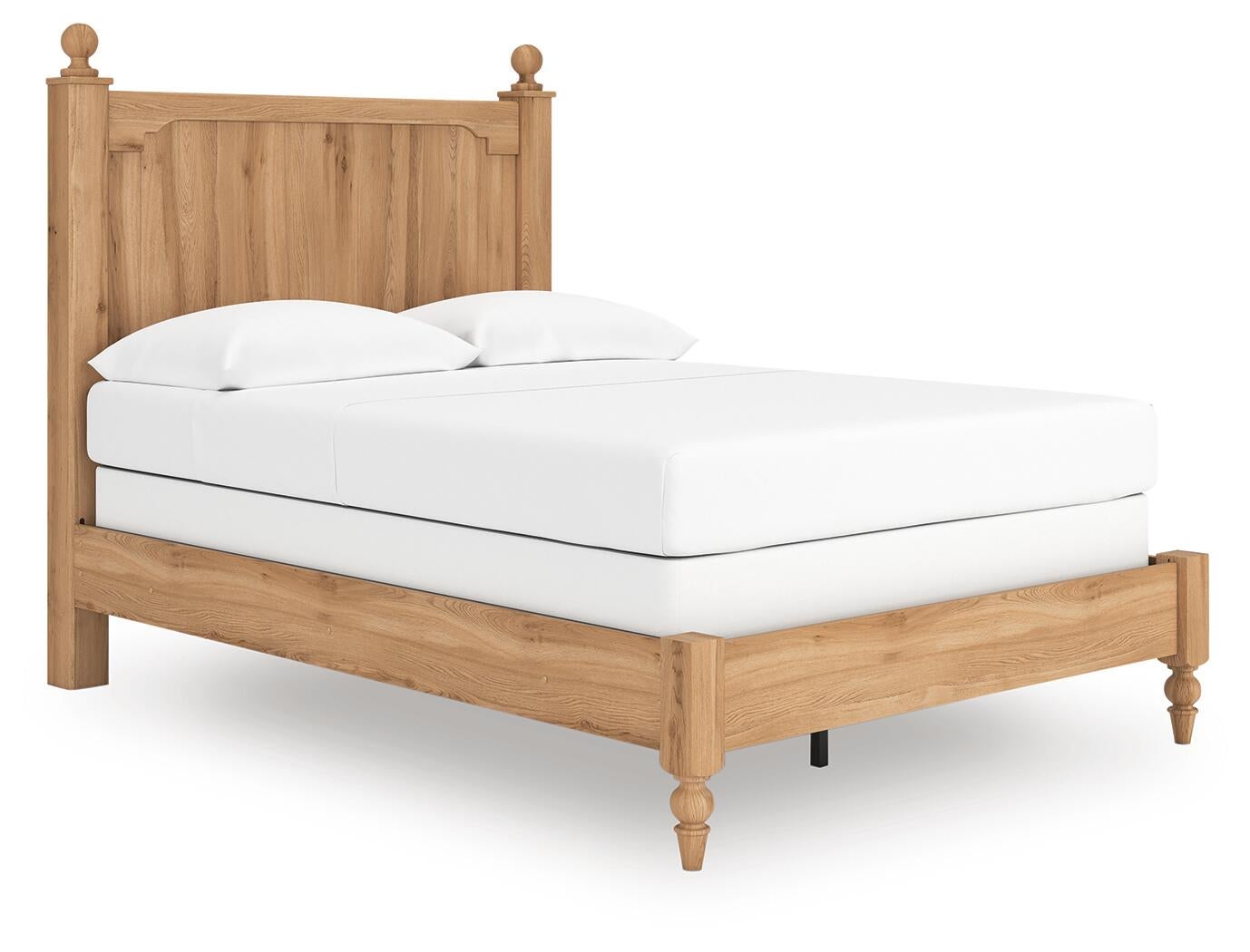 Aleaport  Panel Bed With Mirrored Dresser And Nightstand