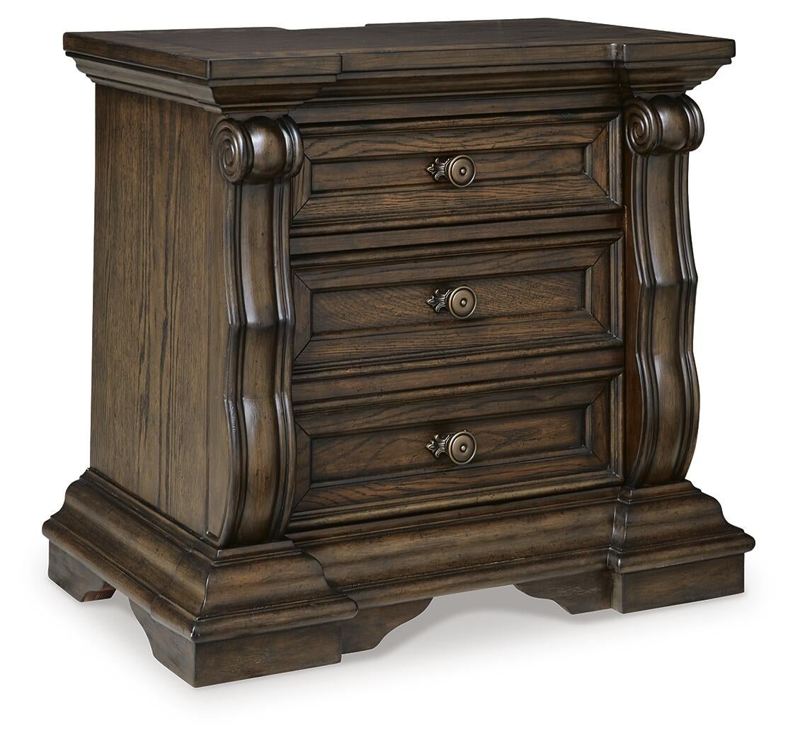 Maylee California  Canopy Bed, Dresser, Mirror And Nightstand