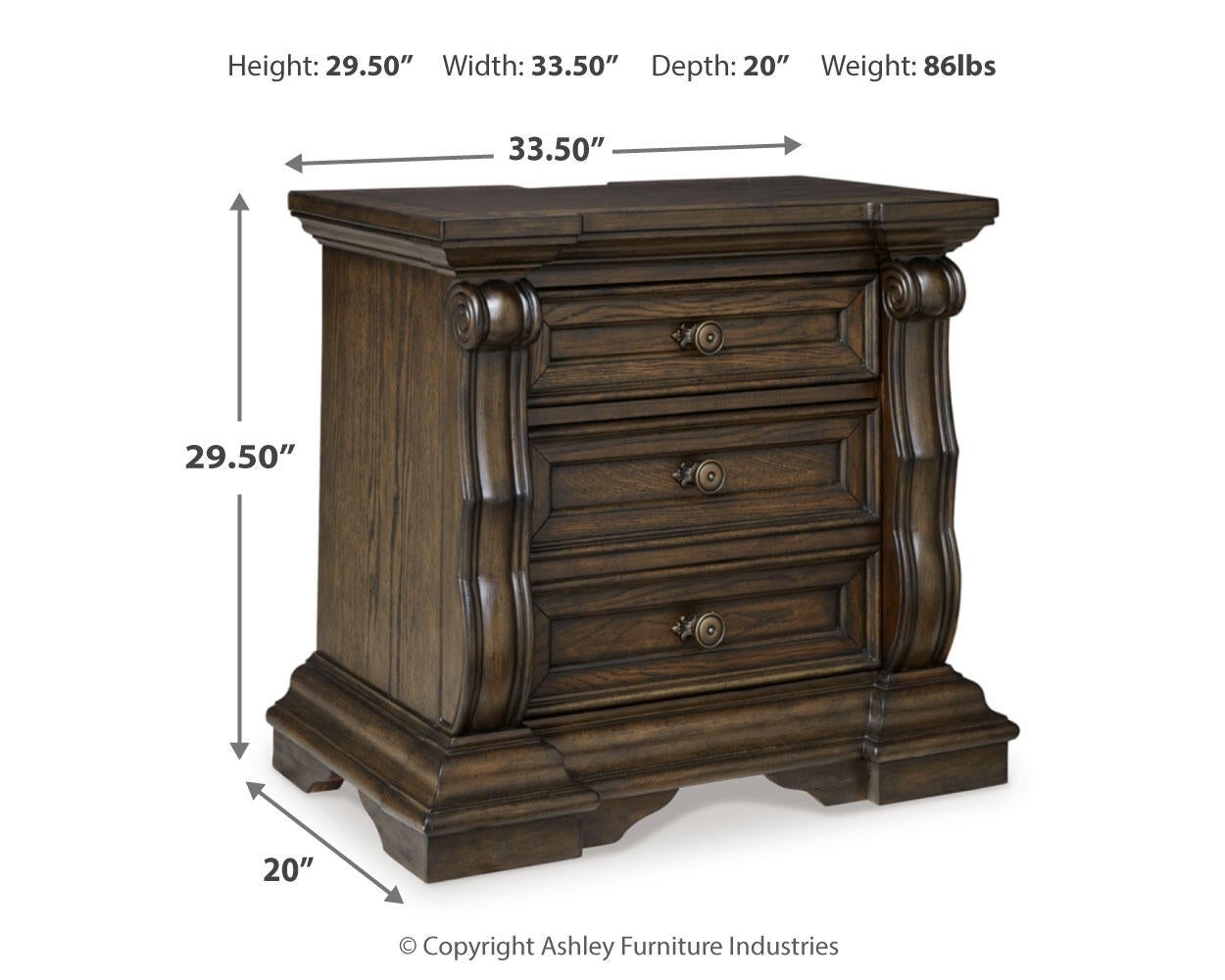 Maylee California  Canopy Bed, Dresser, Mirror And Nightstand