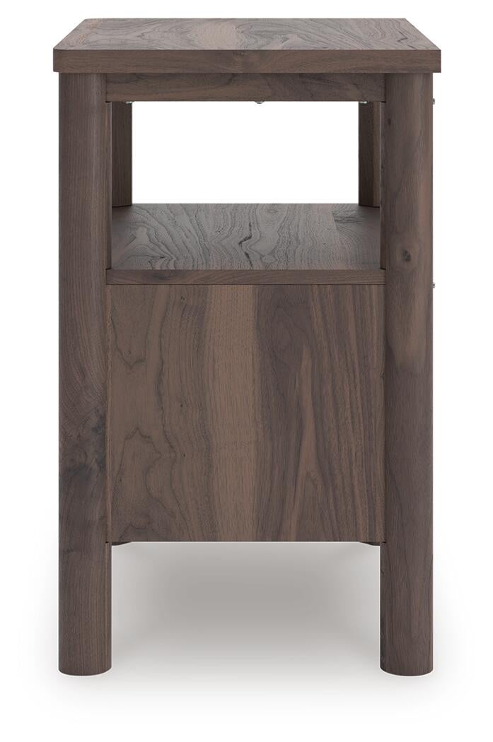 Cadmori  Panel Platform Bed, Dresser, Mirror, Chest And Nightstand