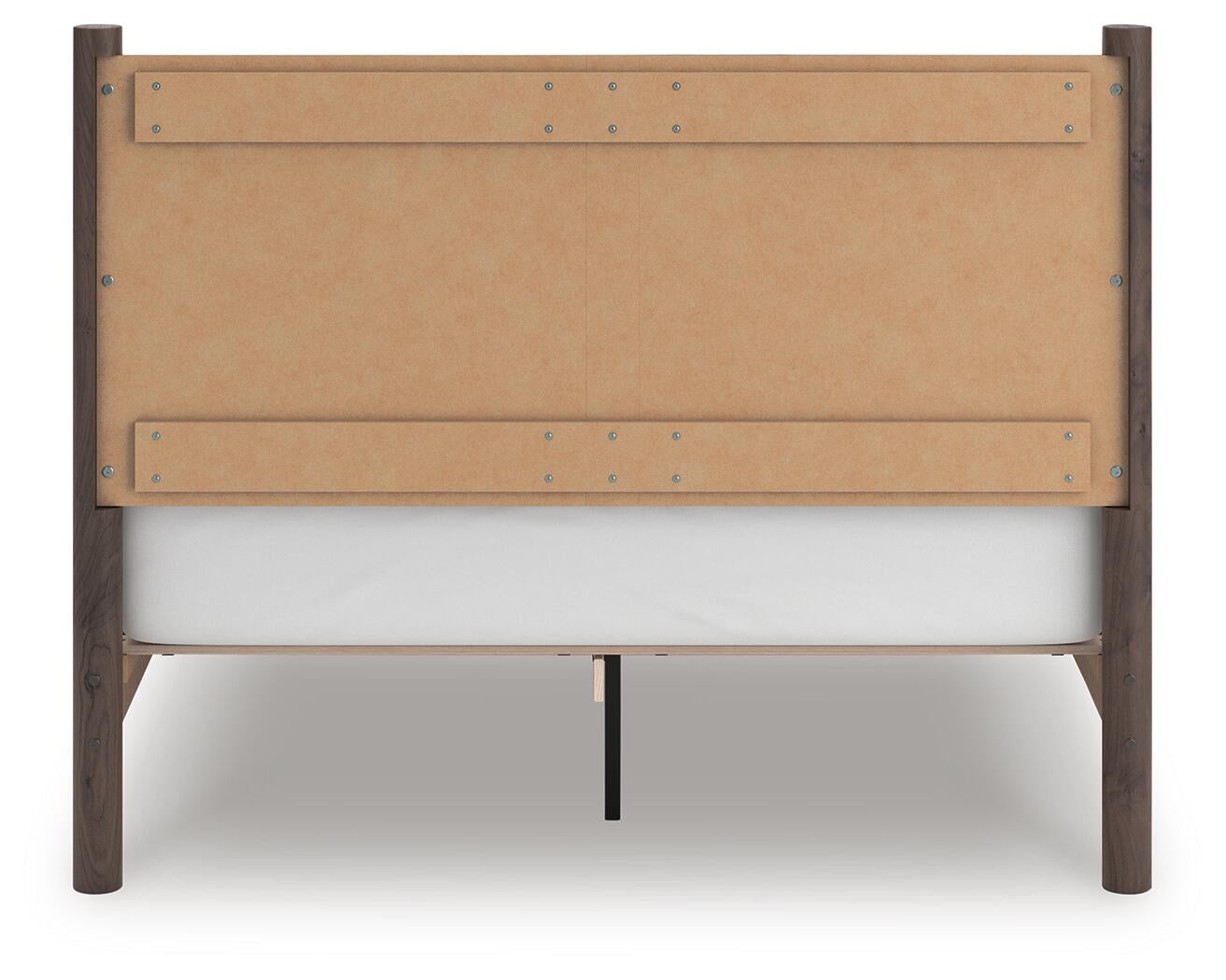 Pamytta  Panel Platform Bed, Dresser And Mirror
