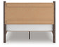 Pamytta  Panel Platform Bed, Dresser And Mirror