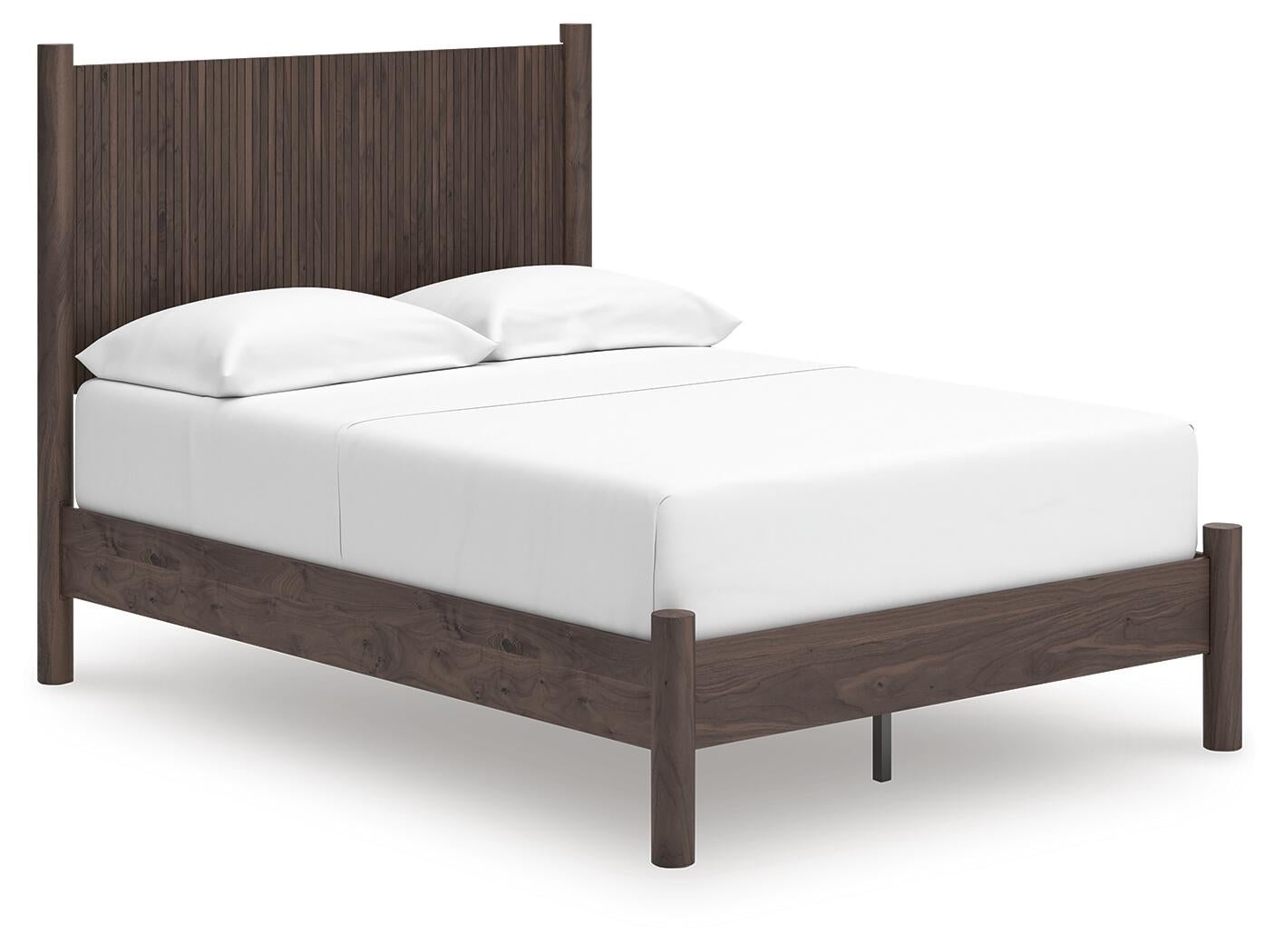 Cadmori  Panel Platform Bed, Dresser, Mirror, Chest And Nightstand