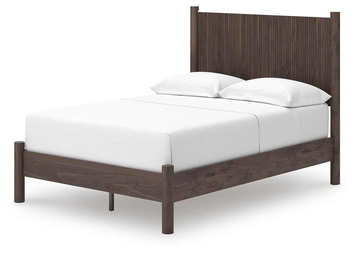 Cadmori  Panel Platform Bed, Dresser, Mirror, Chest And Nightstand