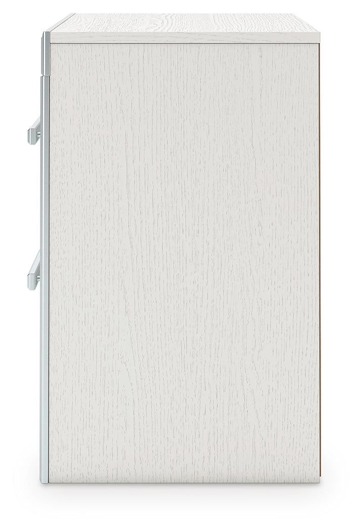 Birmonton  Upholstered Panel Platform Storage Bed, Dresser, Mirror, Chest And Nightstand