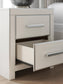 Birmonton  Upholstered Panel Platform Bed, Dresser, Mirror And Nightstand