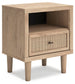 Cielden  Upholstered Bed With Roll Slats, Dresser, Mirror And Nightstand