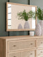 Cielden  Upholstered Bed With Roll Slats, Dresser, Mirror And Nightstand