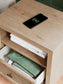 Cielden  Upholstered Bed With Roll Slats, Dresser, Mirror And Nightstand