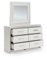 Birmonton California  Upholstered Bed, Dresser, Mirror And Nightstand