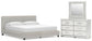 Birmonton California  Upholstered Bed, Dresser And Mirror