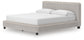 Birmonton California  Upholstered Bed, Dresser And Mirror