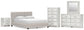 Birmonton  Upholstered Bed, Dresser, Mirror, Chest And Nightstand