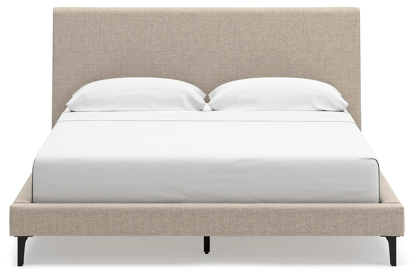 Cielden California  Upholstered Bed With Roll Slats, Dresser, Mirror And Nightstand