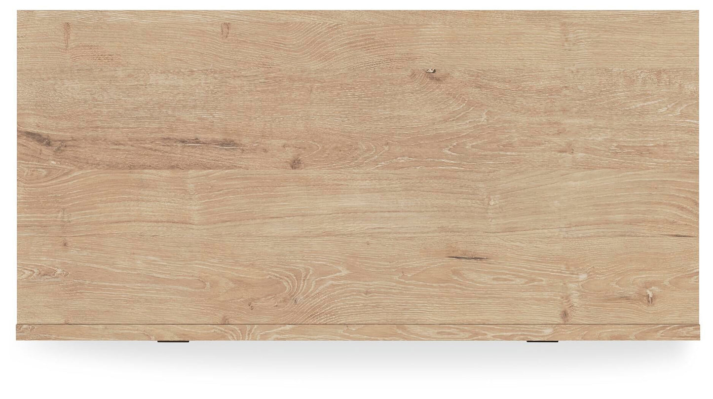Cielden  Upholstered Bed With Roll Slats, Dresser, Mirror, Chest And Nightstand