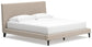 Cielden  Upholstered Bed With Roll Slats, Dresser, Mirror, Chest And Nightstand