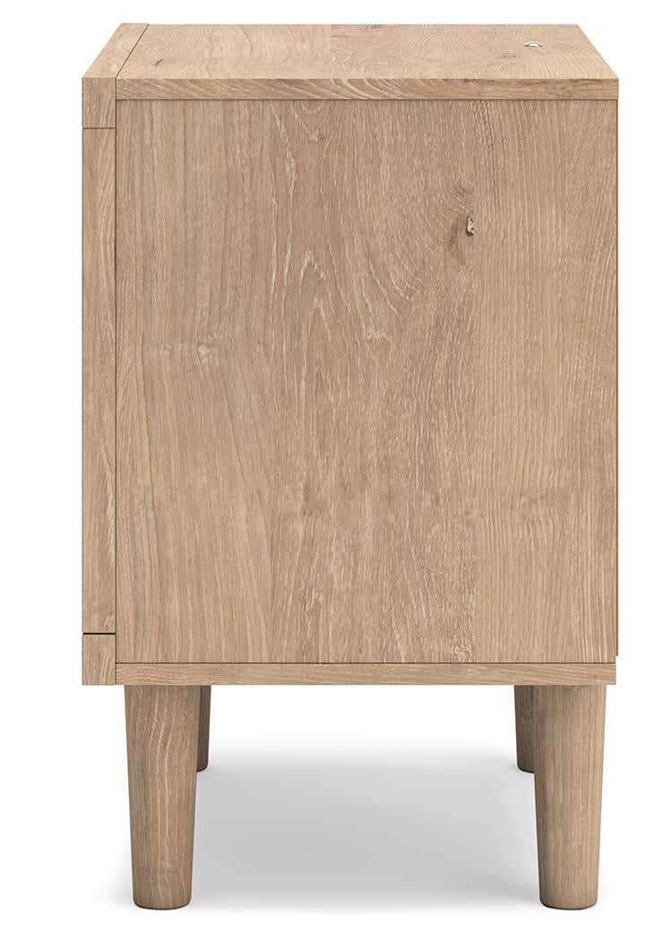 Cielden  Upholstered Bed With Roll Slats, Dresser, Mirror, Chest And Nightstand