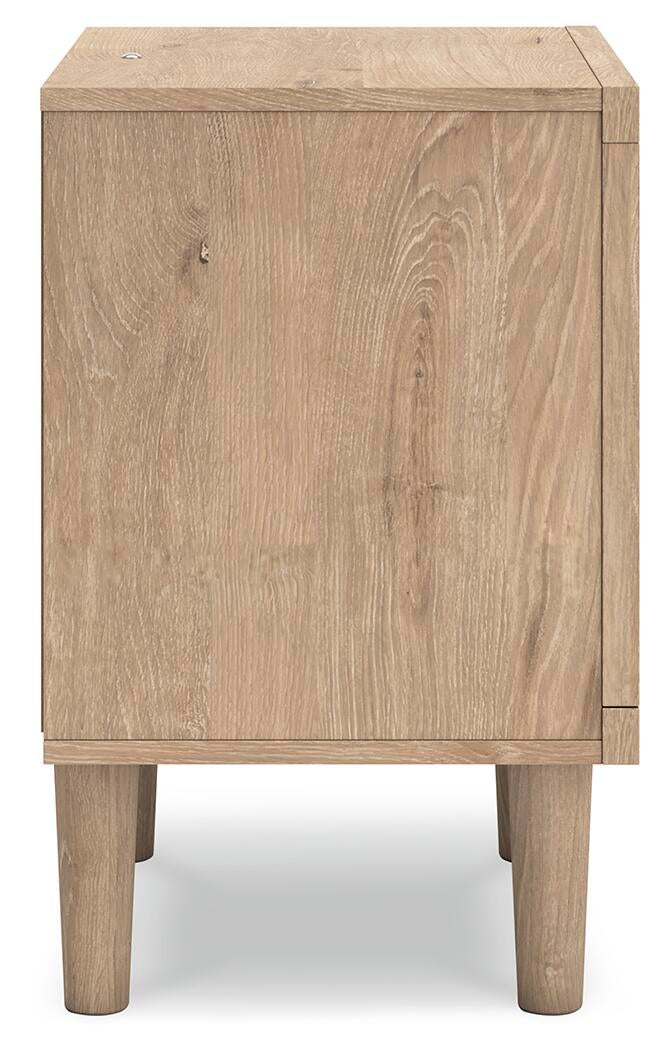 Cielden  Upholstered Bed With Roll Slats, Dresser, Mirror, Chest And Nightstand