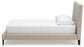 Cielden  Upholstered Bed With Roll Slats, Dresser And Mirror