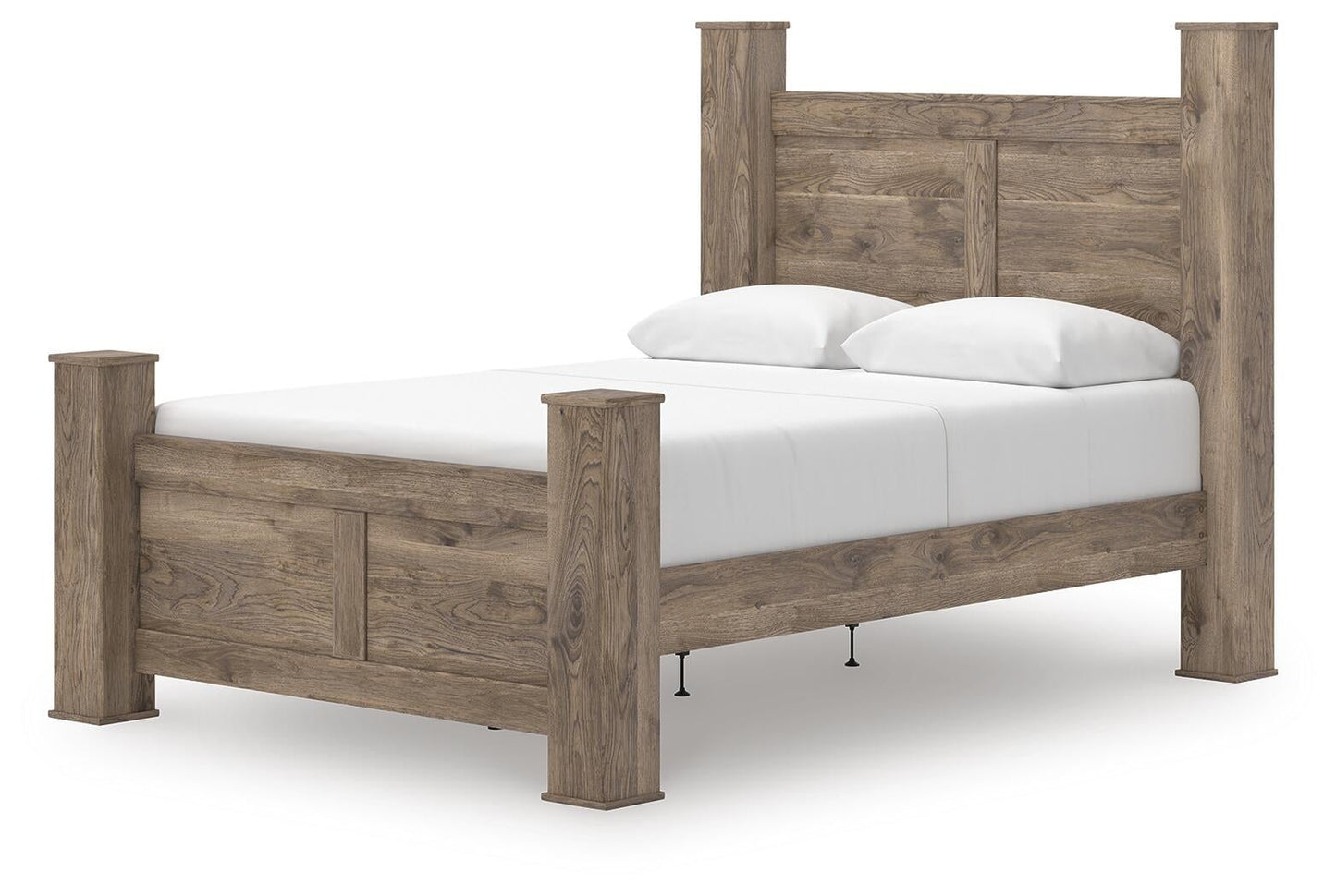 Keithland  Poster Bed With Mirrored Dresser