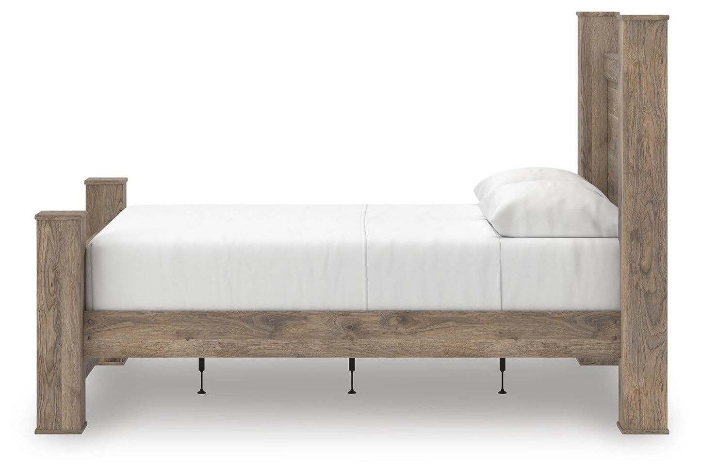 Keithland  Poster Bed With Mirrored Dresser