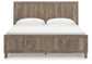 Keithland  Panel Bed With Mirrored Dresser And Nightstand