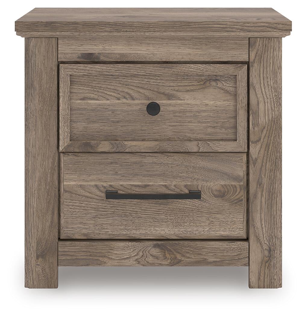 Keithland  Panel Bed With Mirrored Dresser And Nightstand