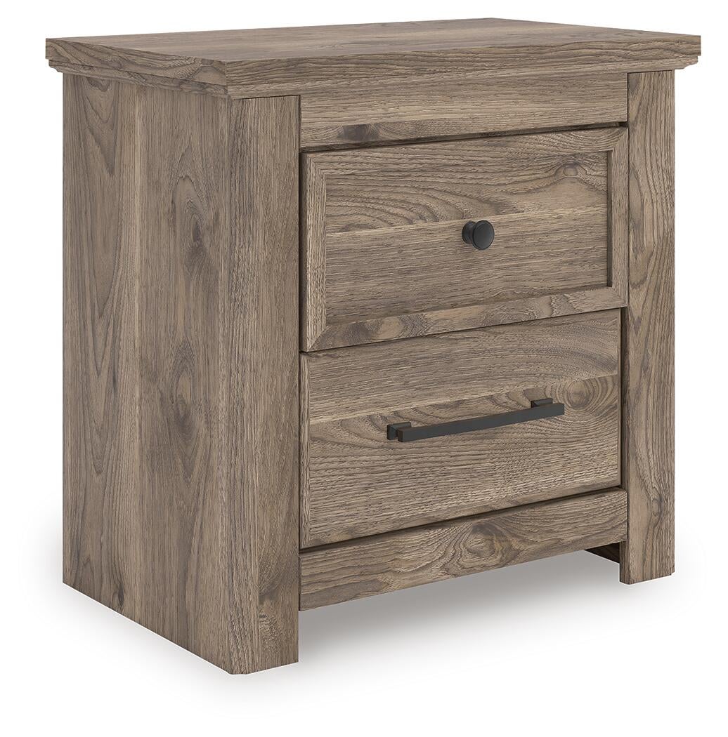 Keithland  Panel Bed With Mirrored Dresser And Nightstand