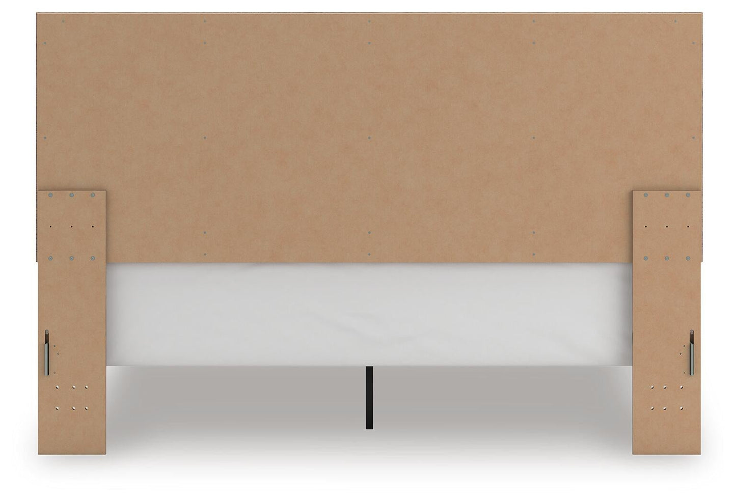 Rusticott  Panel Bed With Mirrored Dresser