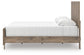 Rusticott  Panel Bed With Mirrored Dresser