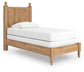 Galletyn  Panel Bed With Mirrored Dresser