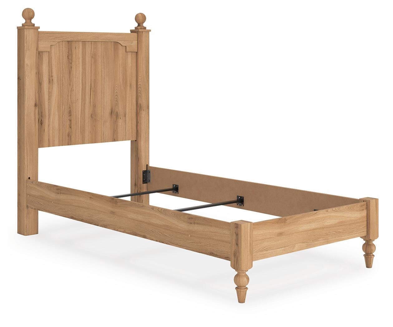 Galletyn  Panel Bed With Mirrored Dresser