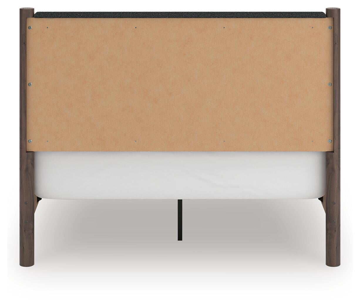 Pamytta  Upholstered Panel Bed, Dresser And Mirror