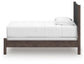 Cadmori  Upholstered Panel Bed, Dresser And Mirror