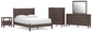 Cadmori  Panel Bed, Dresser, Mirror, Chest And Nightstand