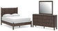 Cadmori  Panel Bed, Dresser And Mirror