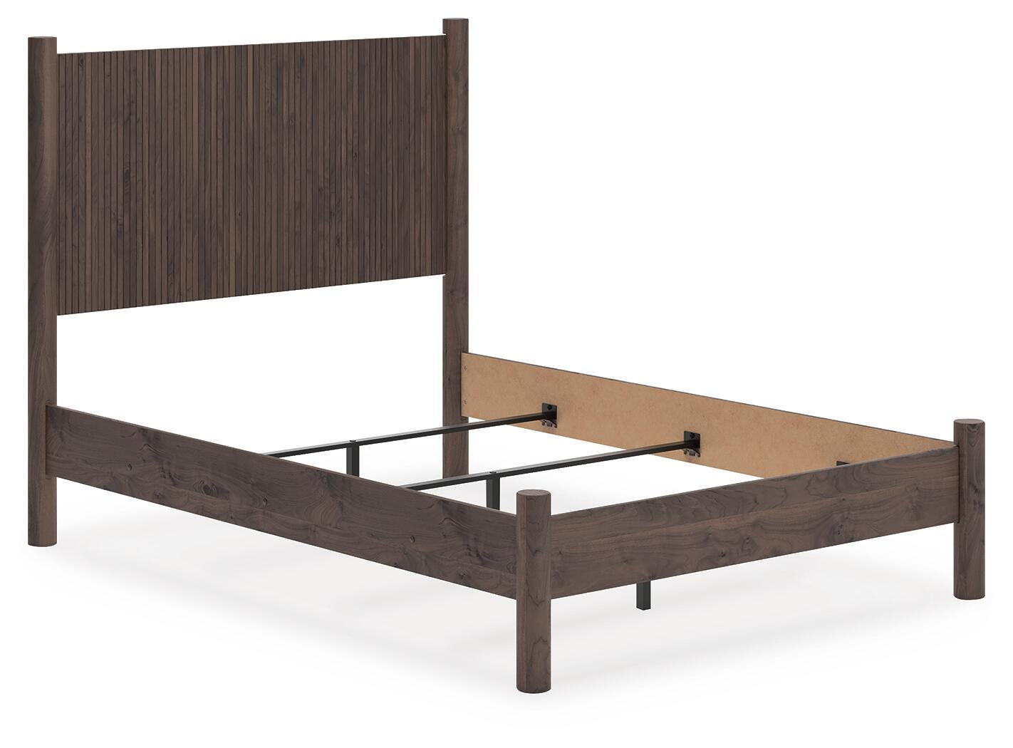 Cadmori  Panel Bed, Dresser And Mirror