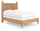 Aleaport  Panel Bed With Mirrored Dresser