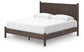 Cadmori  Panel Platform Bed, Dresser And Mirror