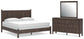 Cadmori  Panel Bed, Dresser And Mirror