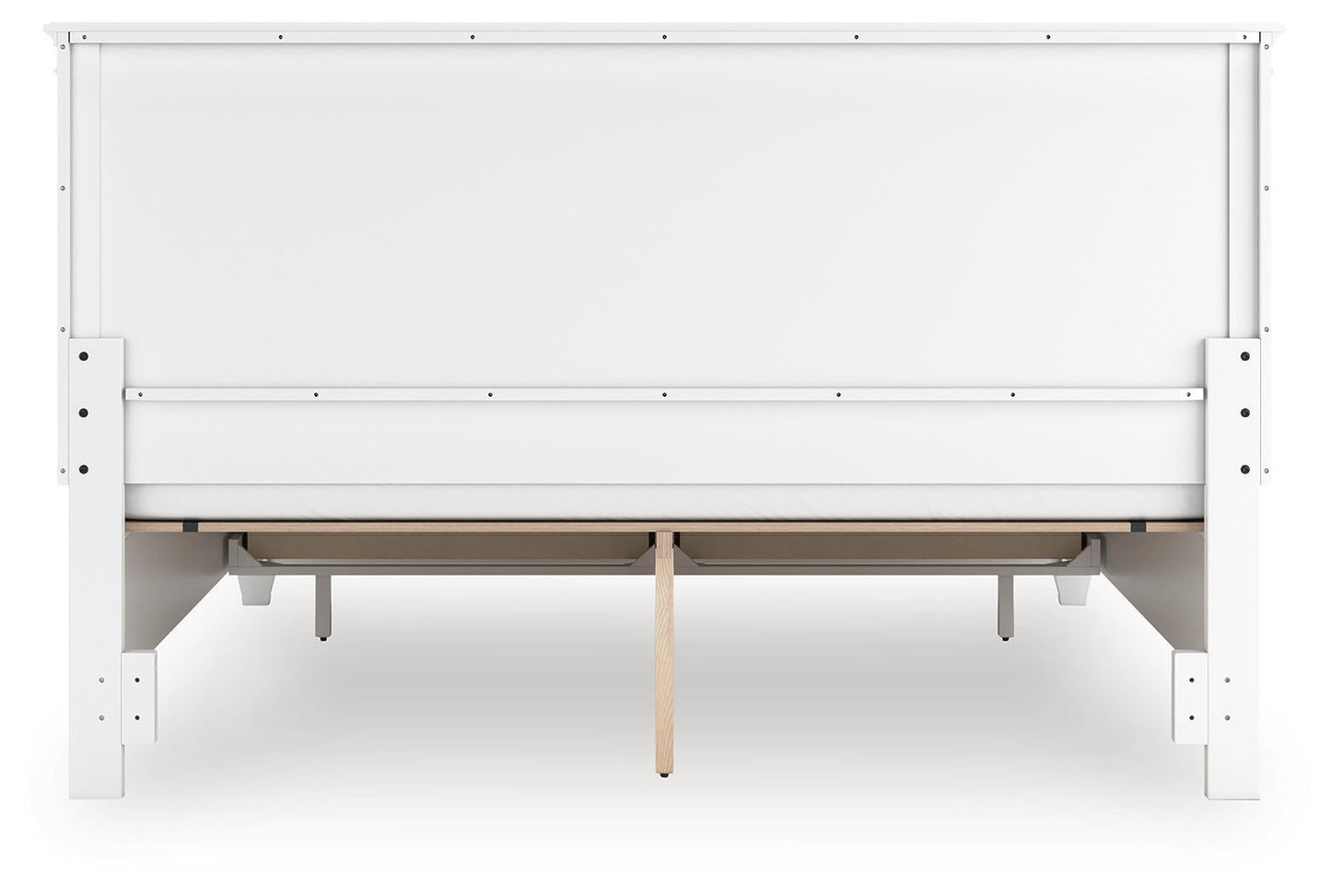 Fortman  Panel Storage Bed With Mirrored Dresser And Nightstand